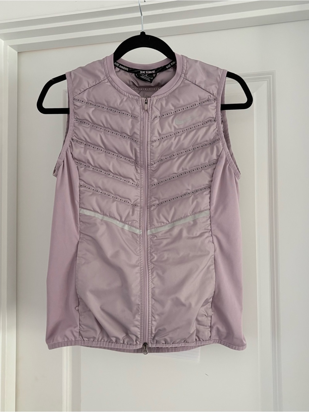 Nike Aeroloft Down Flash Running Gilet Vest Women's Medium Lilac Performance